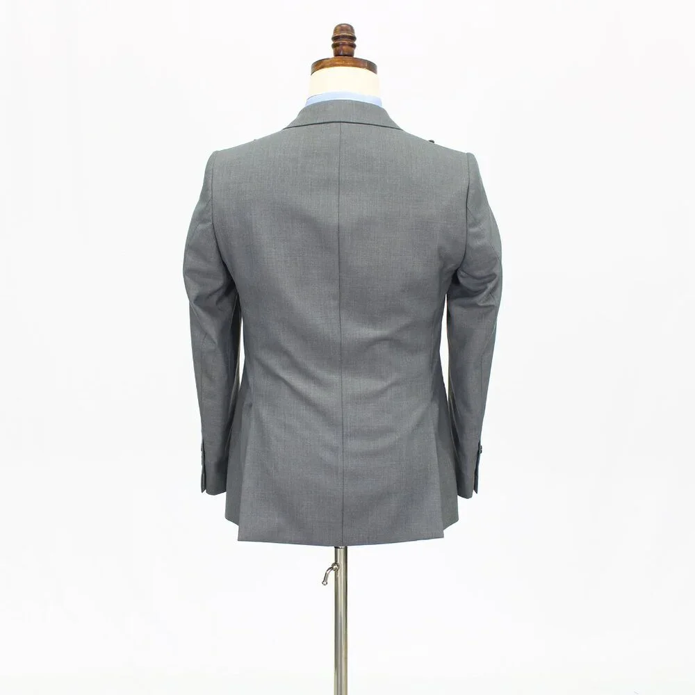 J. Ferrar 36S Gray Solid 2-Button Sport Coat Blazer Jacket T640